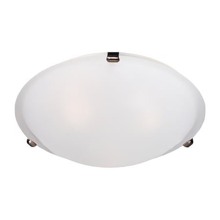 Maxim Lighting Malaga 3-Light 16" Wide Oil Rubbed Bronze Flush Mount Light 2681FTOI